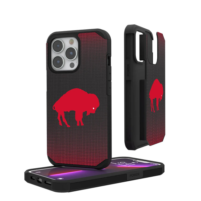 Buffalo Bills Rugged Phone Case Historic Linen for iPhone