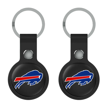 Buffalo Bills Black Airtag Holder 2-Pack Insignia
