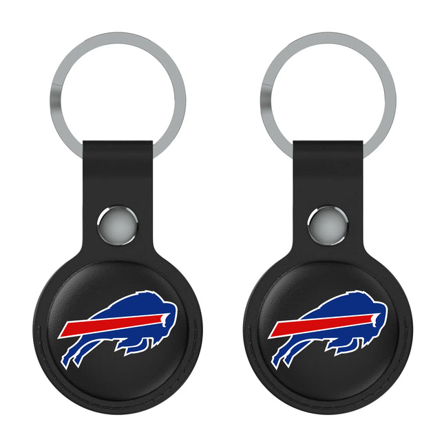 Buffalo Bills Black Airtag Holder 2-Pack Insignia