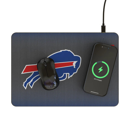 Buffalo Bills 15-Watt Wireless Charger & Mouse Pad Linen