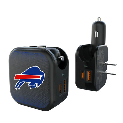 Buffalo Bills 2 in 1 USB A/C Charger Linen