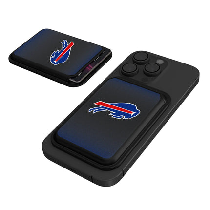 Buffalo Bills Black Magnetic Credit Card Wallet Linen