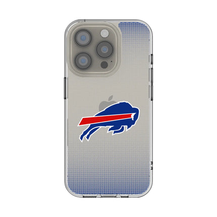 Buffalo Bills Clear Phone Case Linen for iPhone