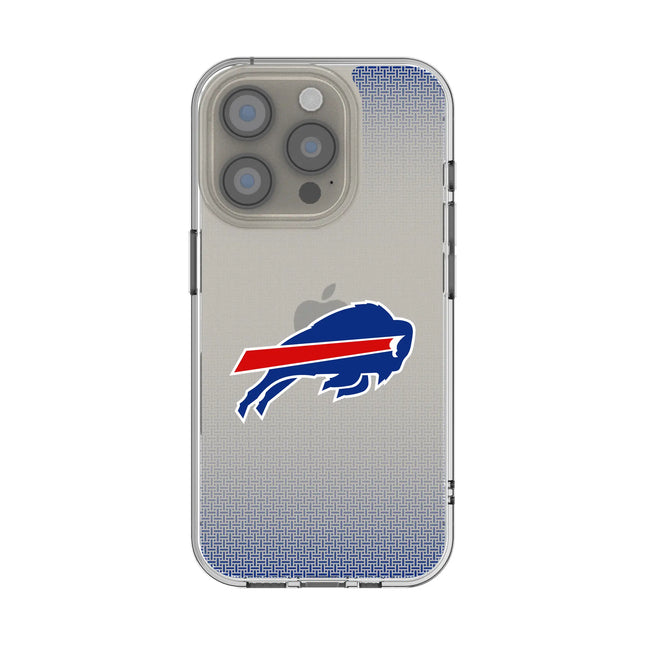 Buffalo Bills Clear Phone Case Linen for iPhone