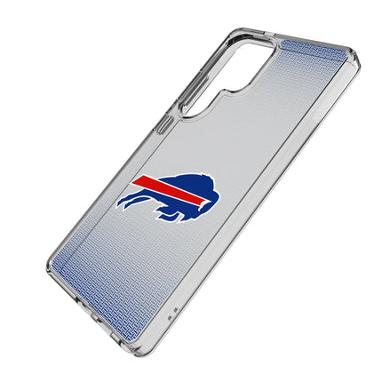 Buffalo Bills Clear Phone Case Linen for Samsung Galaxy