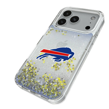 Buffalo Bills Linen Glitter Phone Case for Apple iPhone