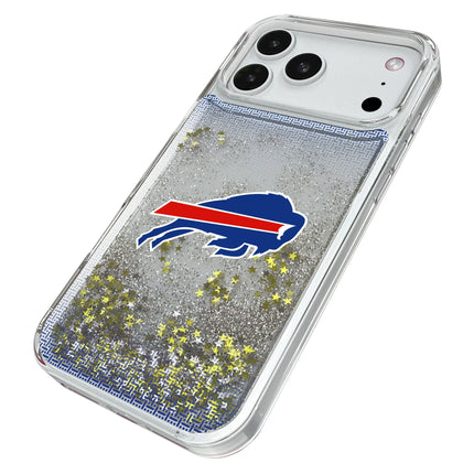 Buffalo Bills Linen Glitter Phone Case for Apple iPhone