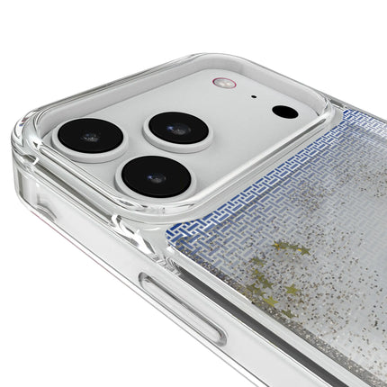 Buffalo Bills Linen Glitter Phone Case for Apple iPhone