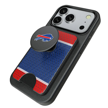 Buffalo Bills Mesh PopSockets MagSafe-Compatible PopWallet+