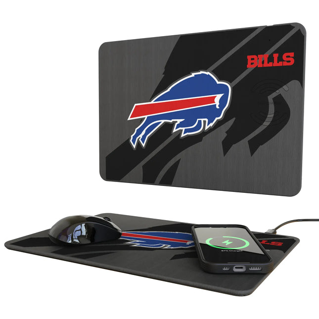 Buffalo Bills 15-Watt Wireless Charger & Mouse Pad Monocolor
