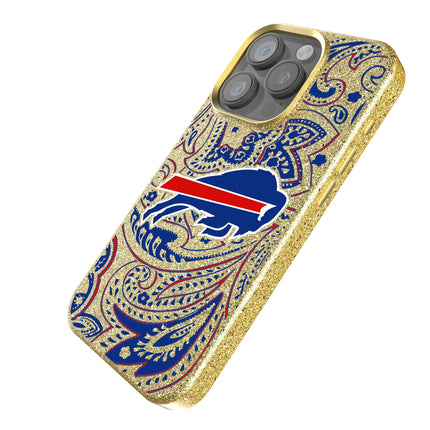 Buffalo Bills Bling Phone Case Paisley for iPhone