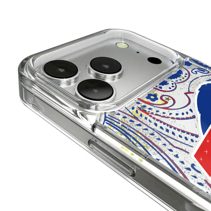 Buffalo Bills Glitter Phone Case Paisley for iPhone