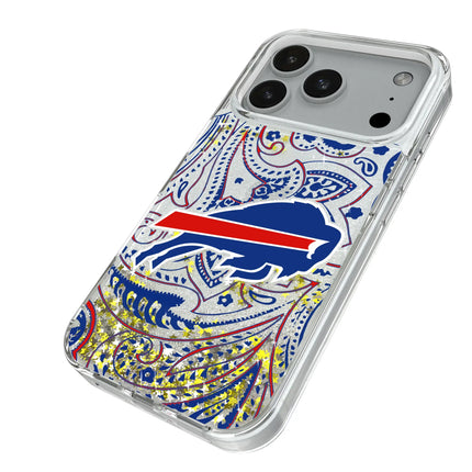 Buffalo Bills Paisley Glitter Phone Case for Apple iPhone