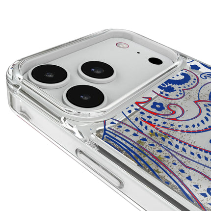 Buffalo Bills Paisley Glitter Phone Case for Apple iPhone