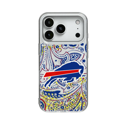 Buffalo Bills Paisley Glitter Phone Case for Apple iPhone