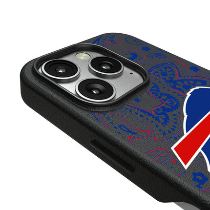 Buffalo Bills Paisley MagSafe Compatible Phone Case for Apple iPhone