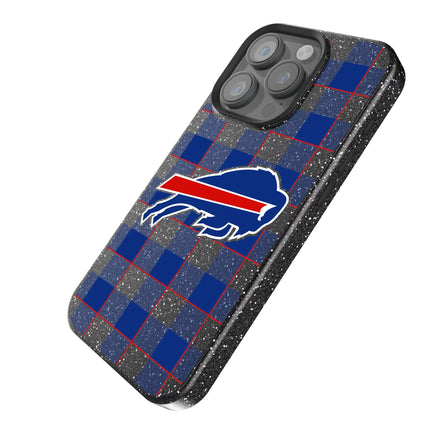 Buffalo Bills Black Bling Phone Case Plaid for iPhone