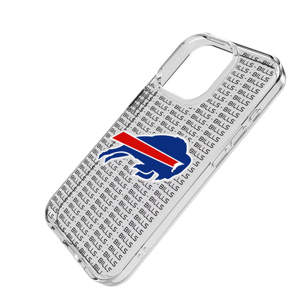 Buffalo Bills Clear Phone Case Text for iPhone