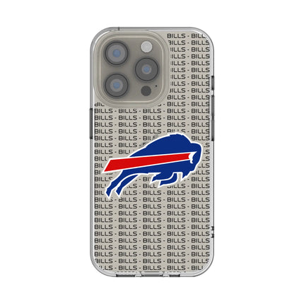 Buffalo Bills Clear Phone Case Text for iPhone