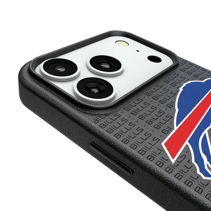 Buffalo Bills Text Backdrop MagSafe Compatible Phone Case for Apple iPhone