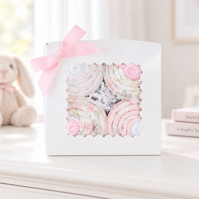 Baby Girl Cupcake Set - Bunny