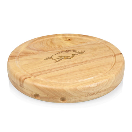 Arkansas Razorbacks - Circo Cheese Cutting Board & Tools Set