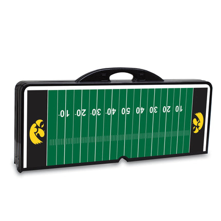 Iowa Hawkeyes Football Field Picnic Table Folding Table with Seats