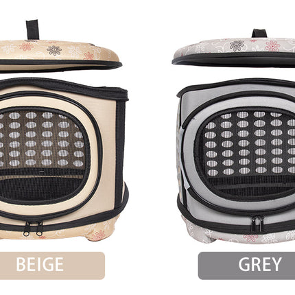 Foldable Pet Dog Cat Puppy Handbag Carrier Cage