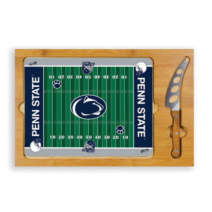 Penn State Nittany Lions Football Field Cutting Board & Knife Set