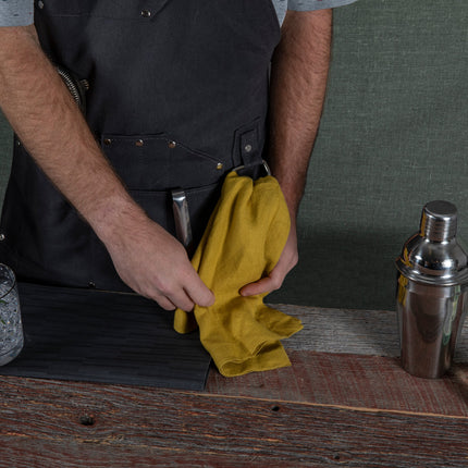 Collins Waxed Canvas Mixologist Apron