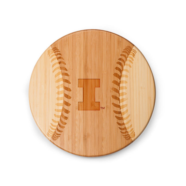 Illinois Fighting Illini Baseball Cutting Board & Serving Tray