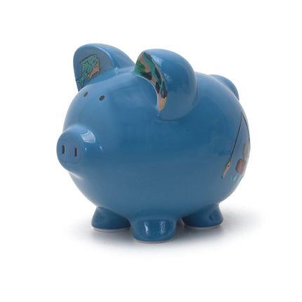 Camping Large Piggy Bank