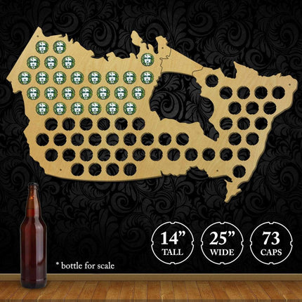 Canada Beer Cap Map