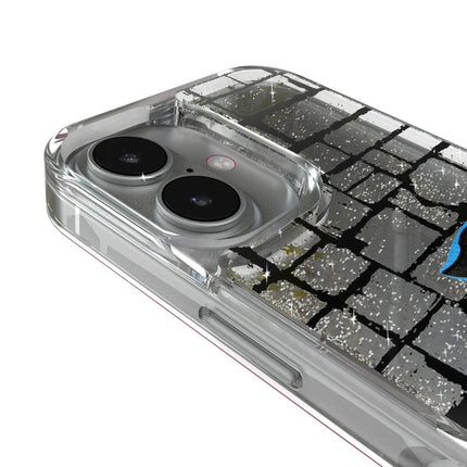 Carolina Panthers Glitter Phone Case Brick for iPhone