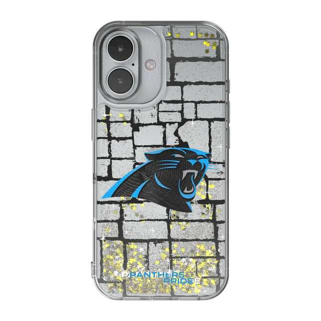 Carolina Panthers Glitter Phone Case Brick for iPhone