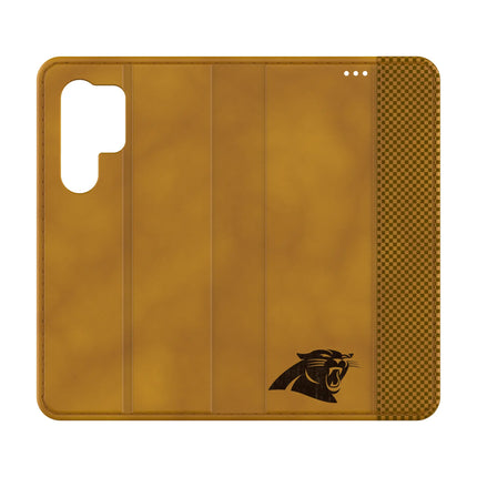 Carolina Panthers Folio Phone Case Burn for Samsung Galaxy