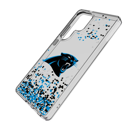 Carolina Panthers Clear Phone Case Confetti for Galaxy