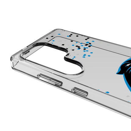 Carolina Panthers Clear Phone Case Confetti for Galaxy