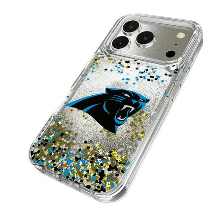 Carolina Panthers Glitter Phone Case Confetti for iPhone