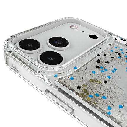 Carolina Panthers Confetti Glitter Phone Case for Apple iPhone