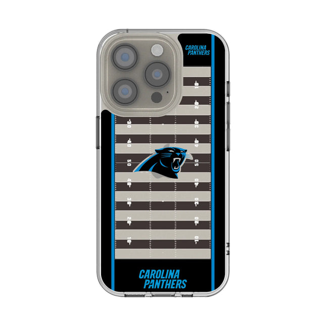 Carolina Panthers Clear Phone Case Field for iPhone