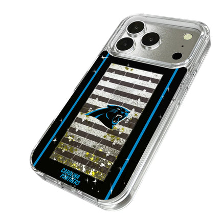 Carolina Panthers Glitter Phone Case Field for iPhone