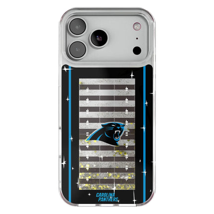 Carolina Panthers Field Glitter Phone Case for Apple iPhone