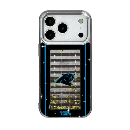 Carolina Panthers Glitter Phone Case Field for iPhone