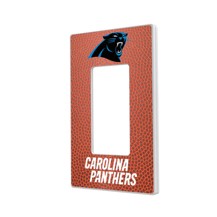 Carolina Panthers Hidden-Screw Light Switch Plate Football