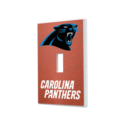 Carolina Panthers Hidden-Screw Light Switch Plate Football