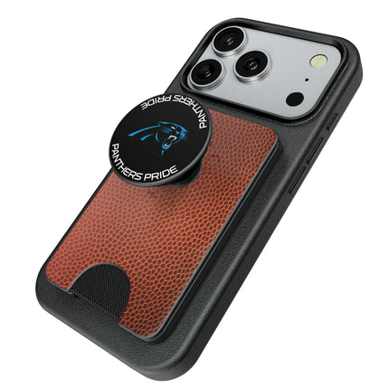 Carolina Panthers Football PopSockets MagSafe-Compatible PopWallet+