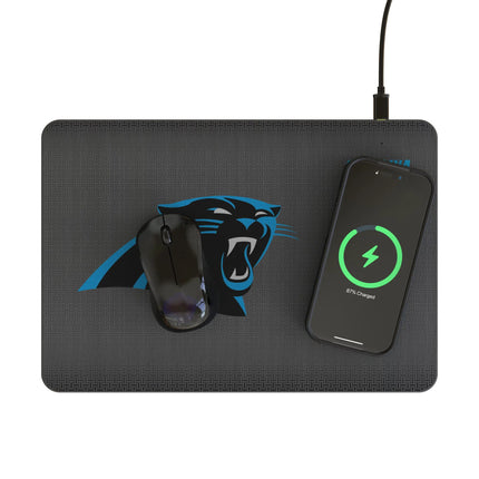 Carolina Panthers 15-Watt Wireless Charger & Mouse Pad Linen