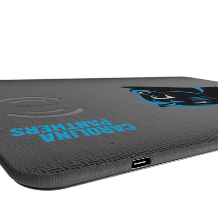 Carolina Panthers 15-Watt Wireless Charger & Mouse Pad Linen
