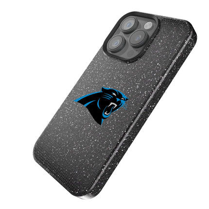 Carolina Panthers Black Bling Phone Case Linen for iPhone